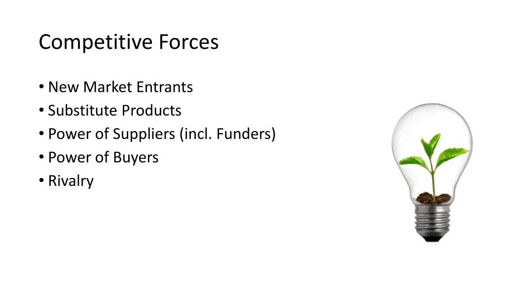 competitive forces
