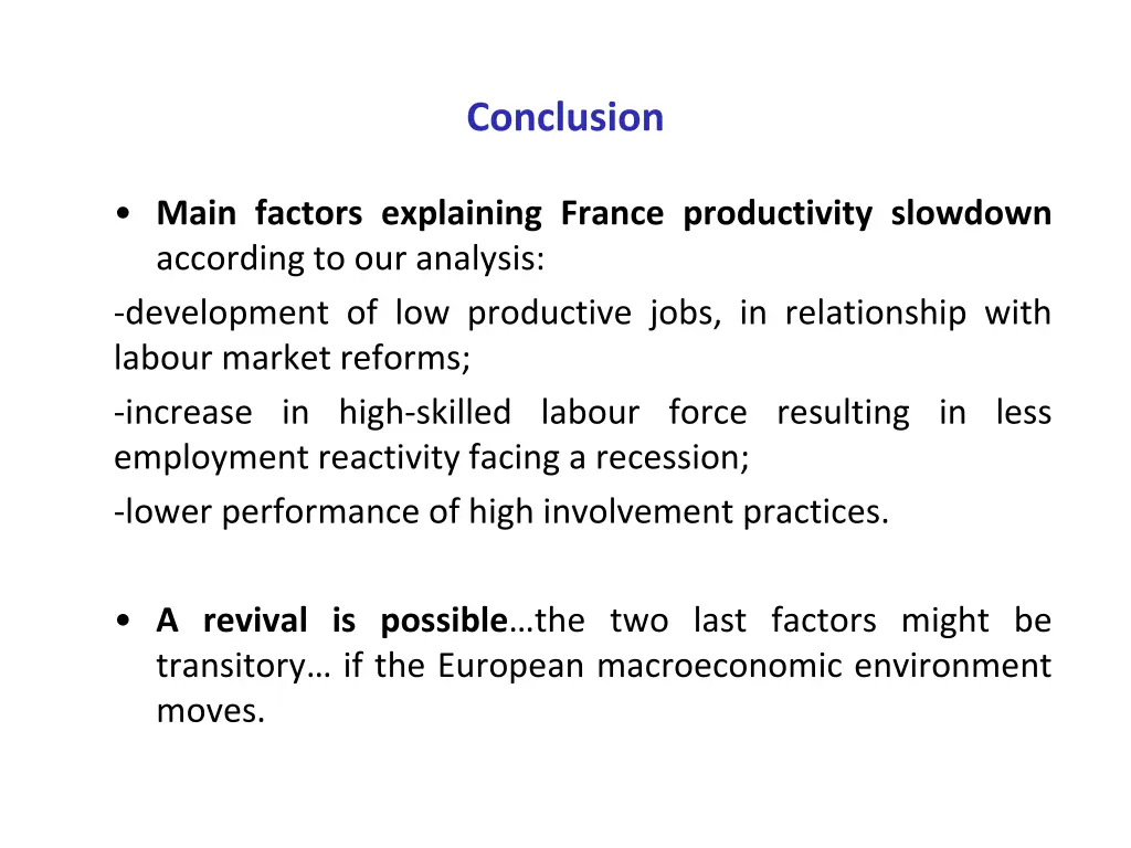 conclusion