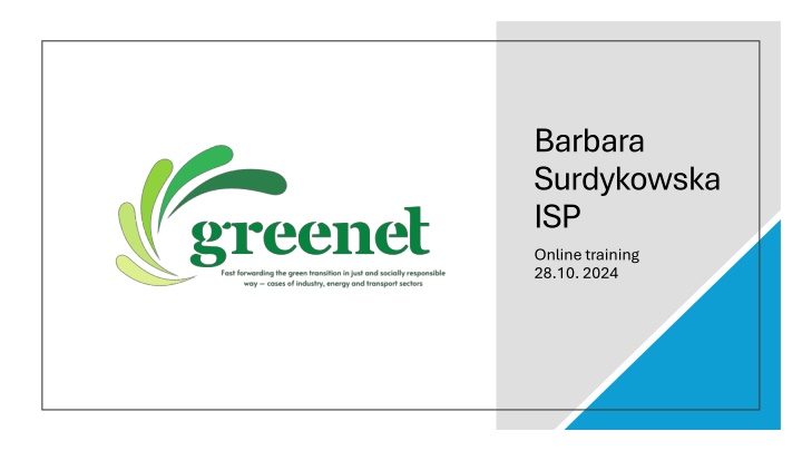 barbara surdykowska isp online training 28 10 2024