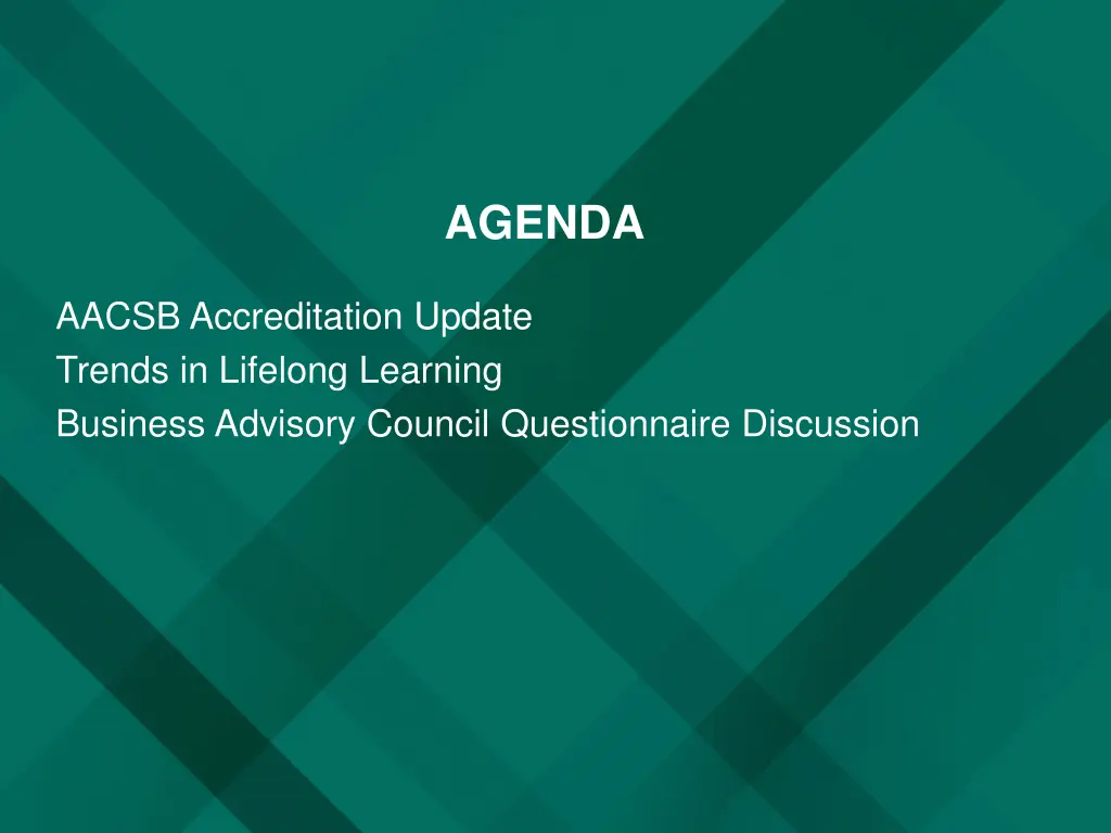 agenda