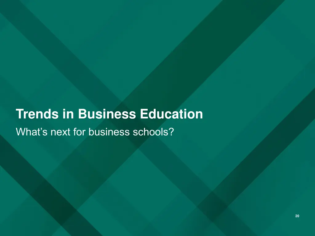 trends in business education what s next