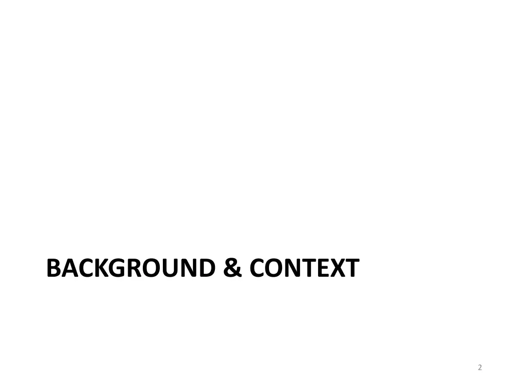 background context
