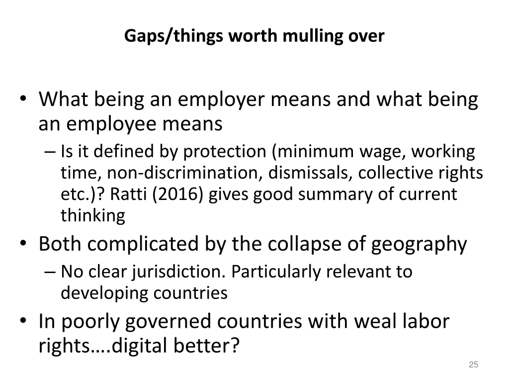 gaps things worth mulling over 1