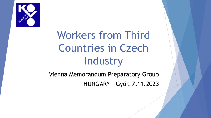 workers from third countries in czech industry