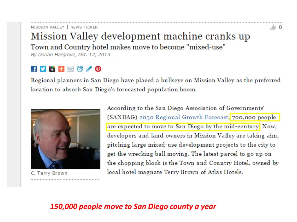 150 000 people move to san diego county a year