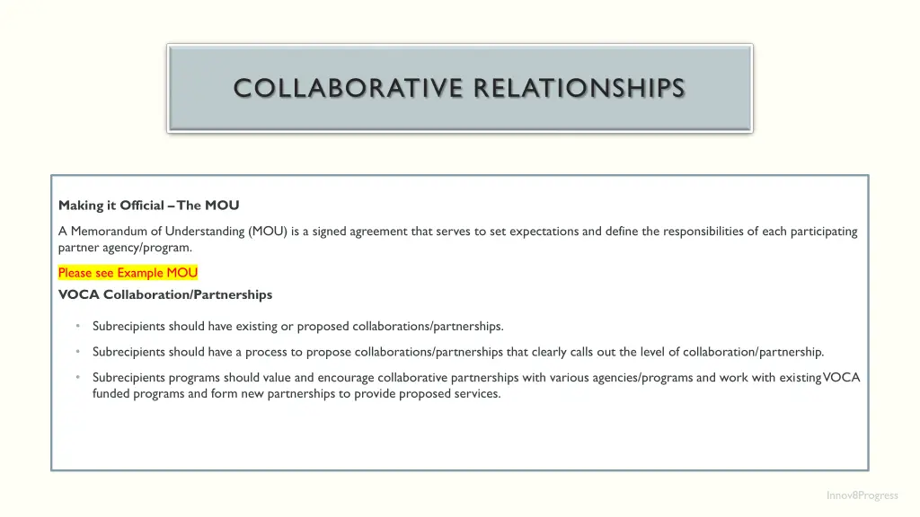 collaborative relationships 1