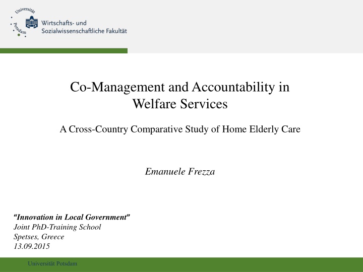 co management and accountability in welfare
