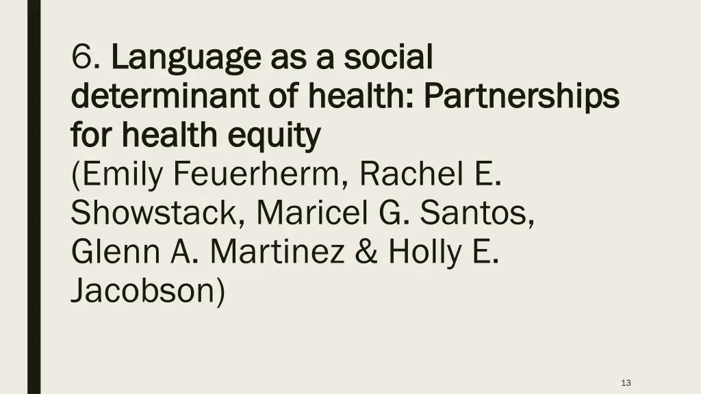 6 language as a social language as a social