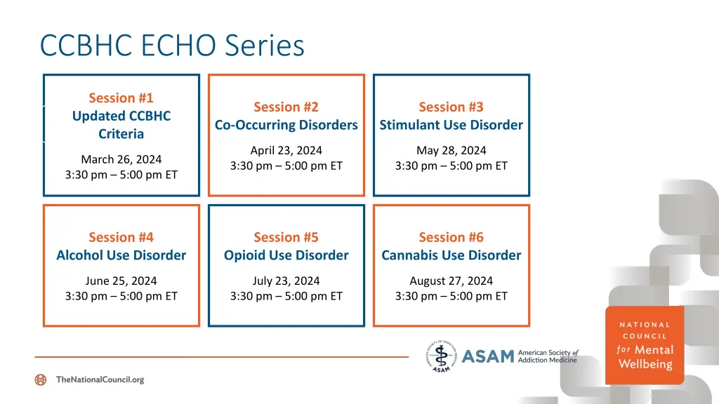 ccbhc echo series