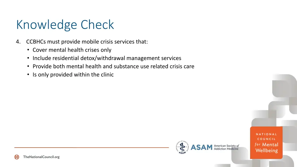 knowledge check 3