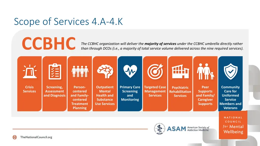 scope of services 4 a 4 k ccbhc