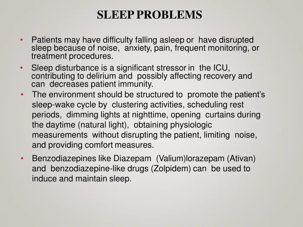 sleepproblems