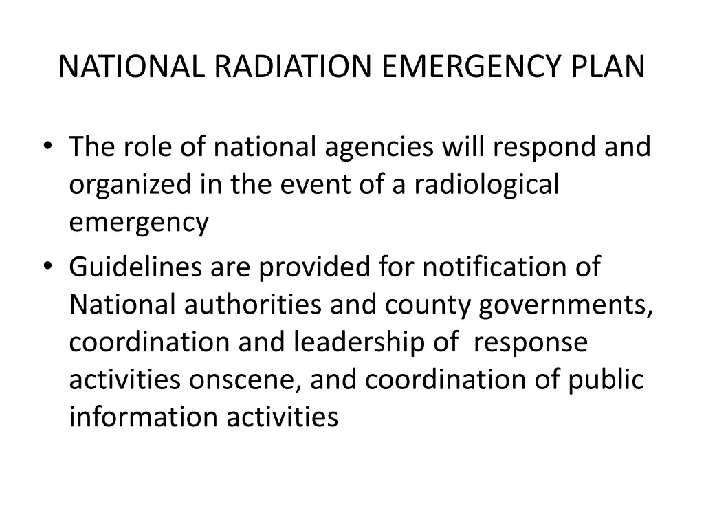 national radiation emergency plan 1