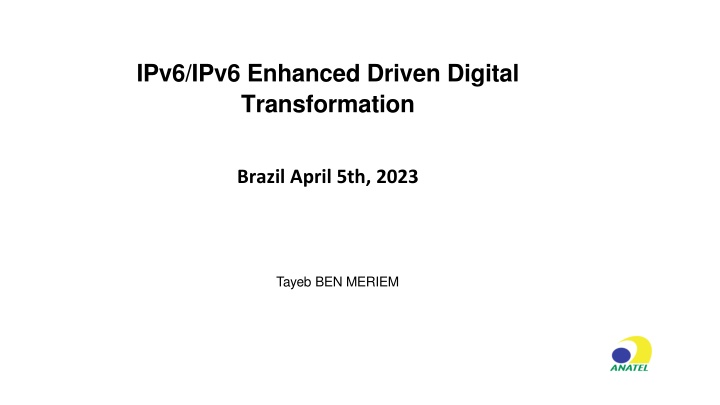 ipv6 ipv6 enhanced driven digital transformation