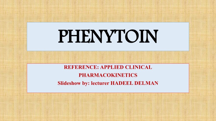 phenytoin