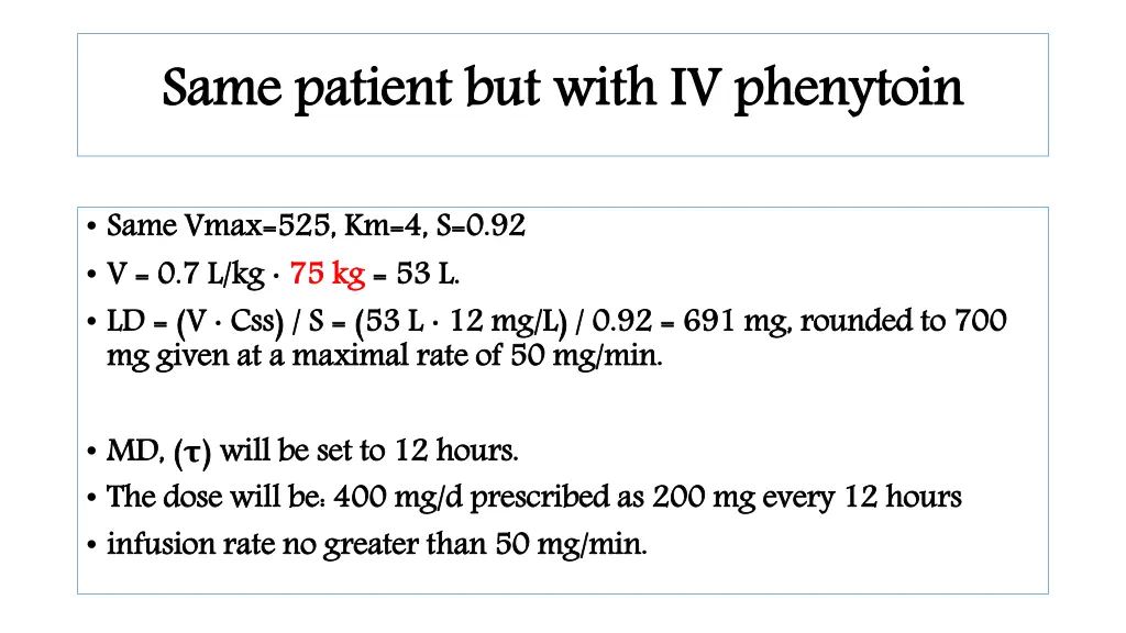 same patient but with iv phenytoin