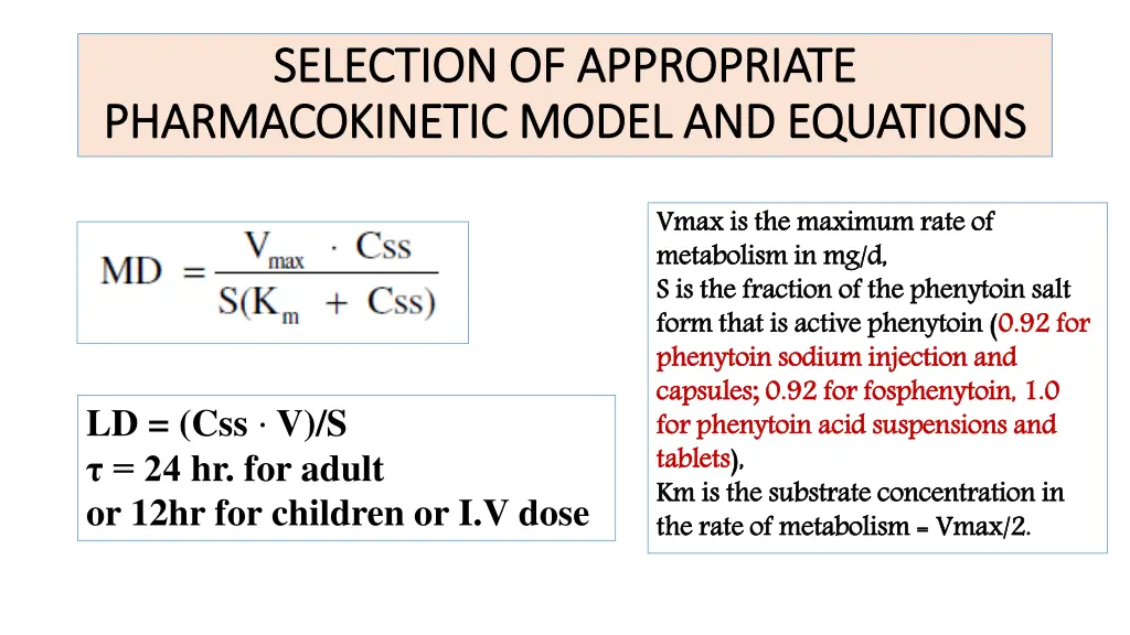 selection of appropriate selection of appropriate