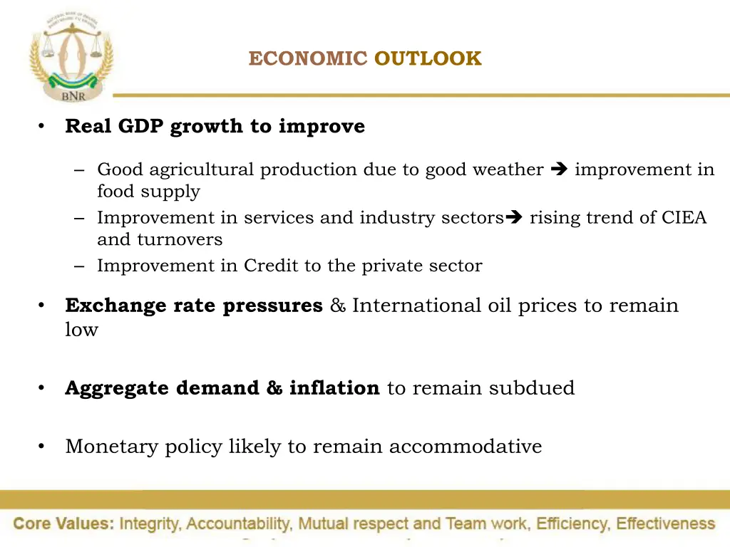 economic outlook