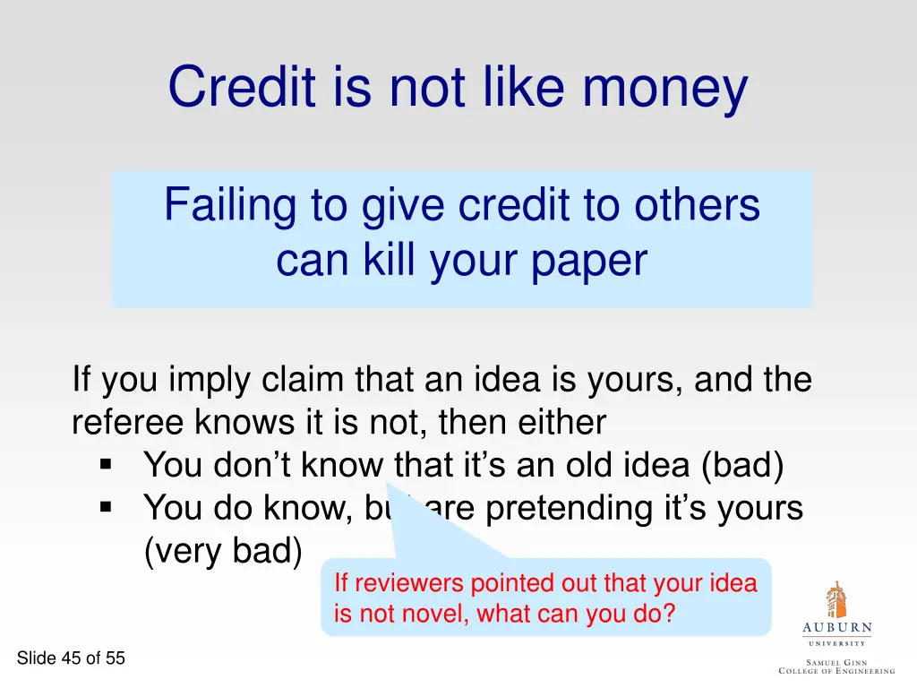 credit is not like money