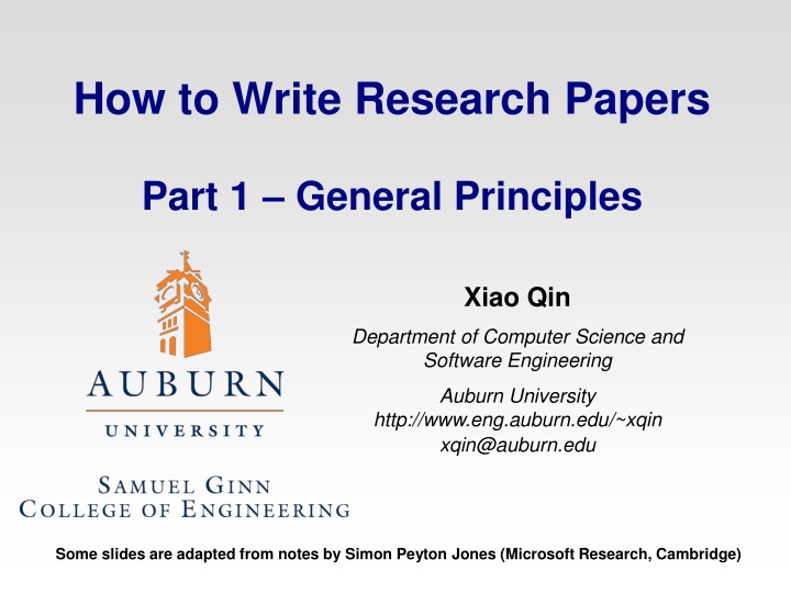 how to write research papers