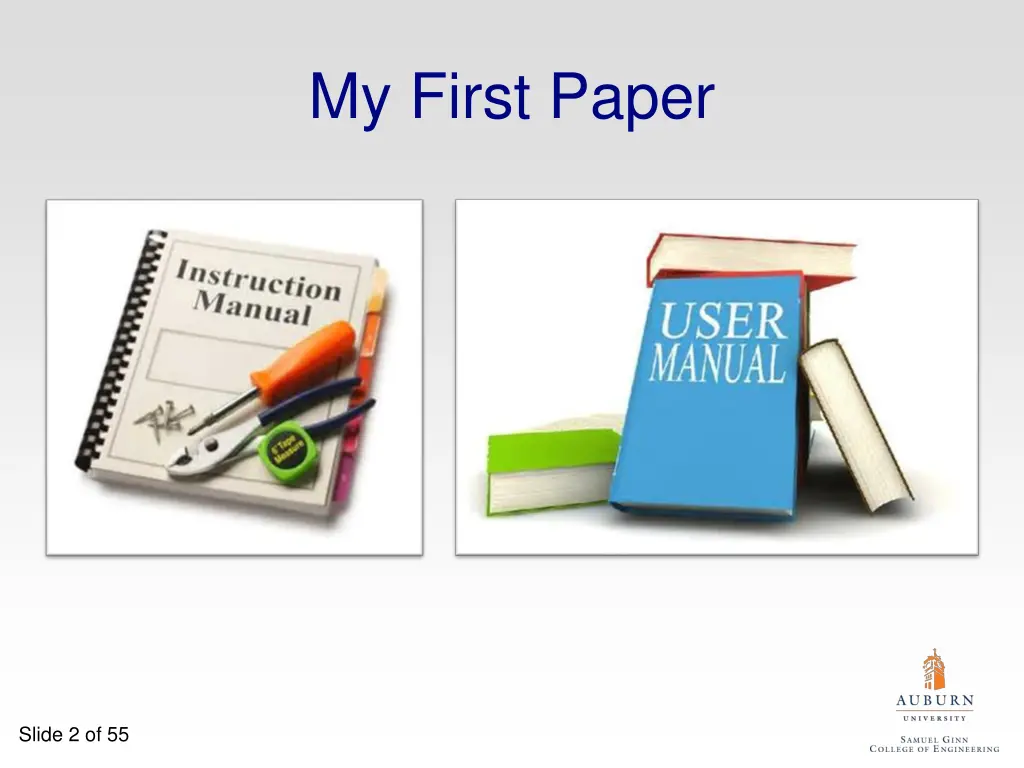 my first paper