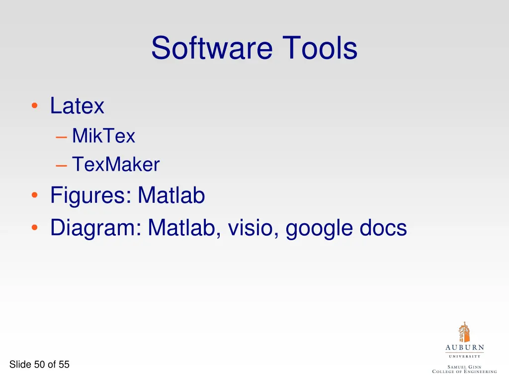 software tools