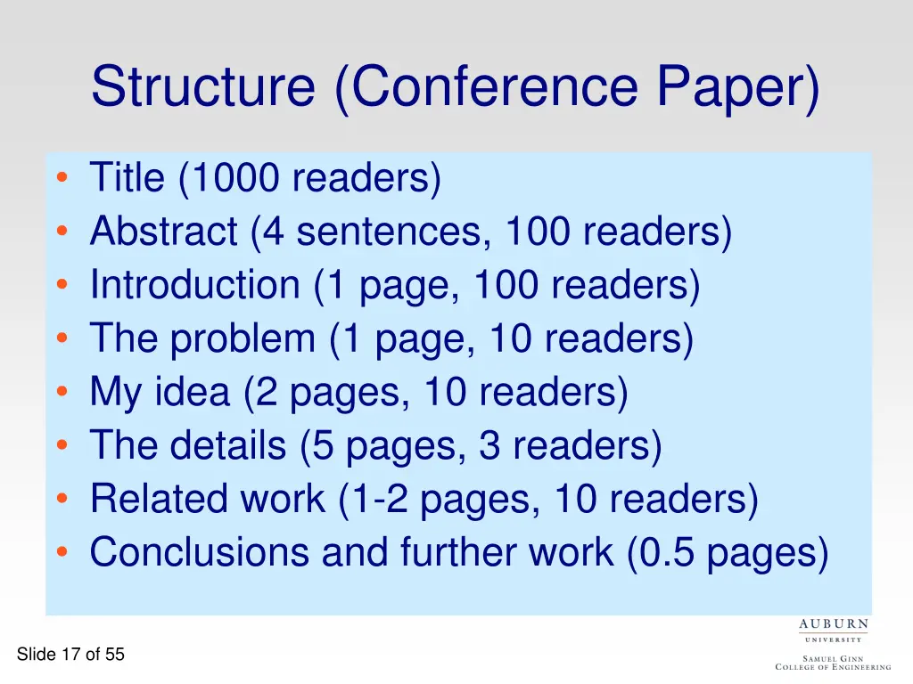 structure conference paper