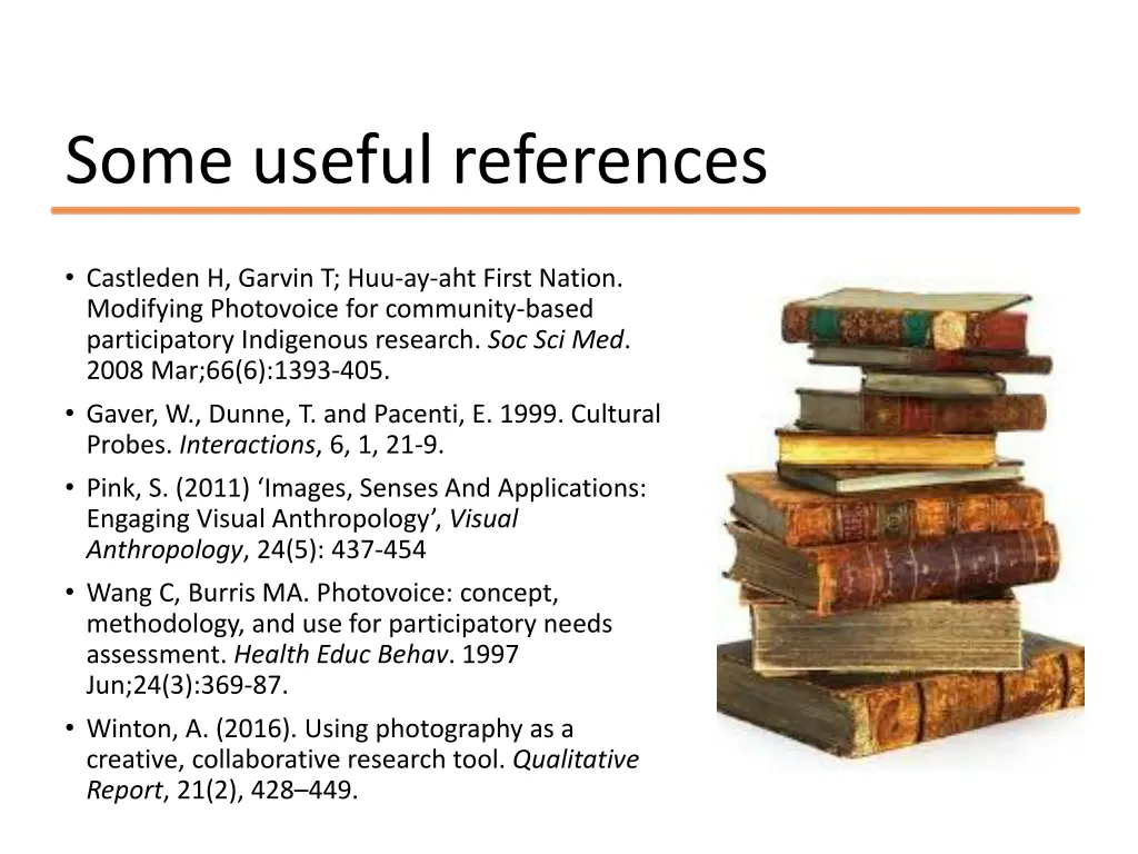 some useful references