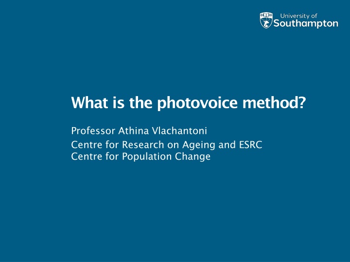 what is the photovoice method