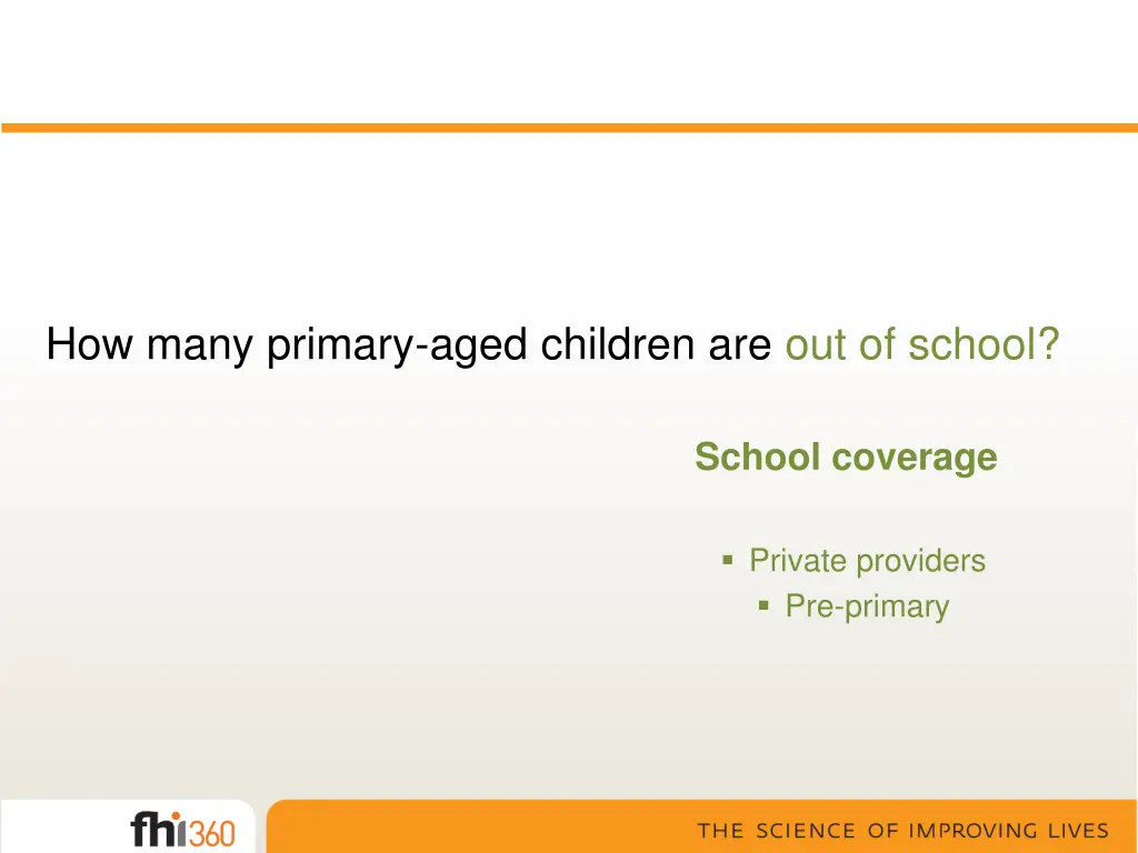 how many primary aged children are out of school 2