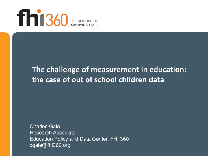 the challenge of measurement in education