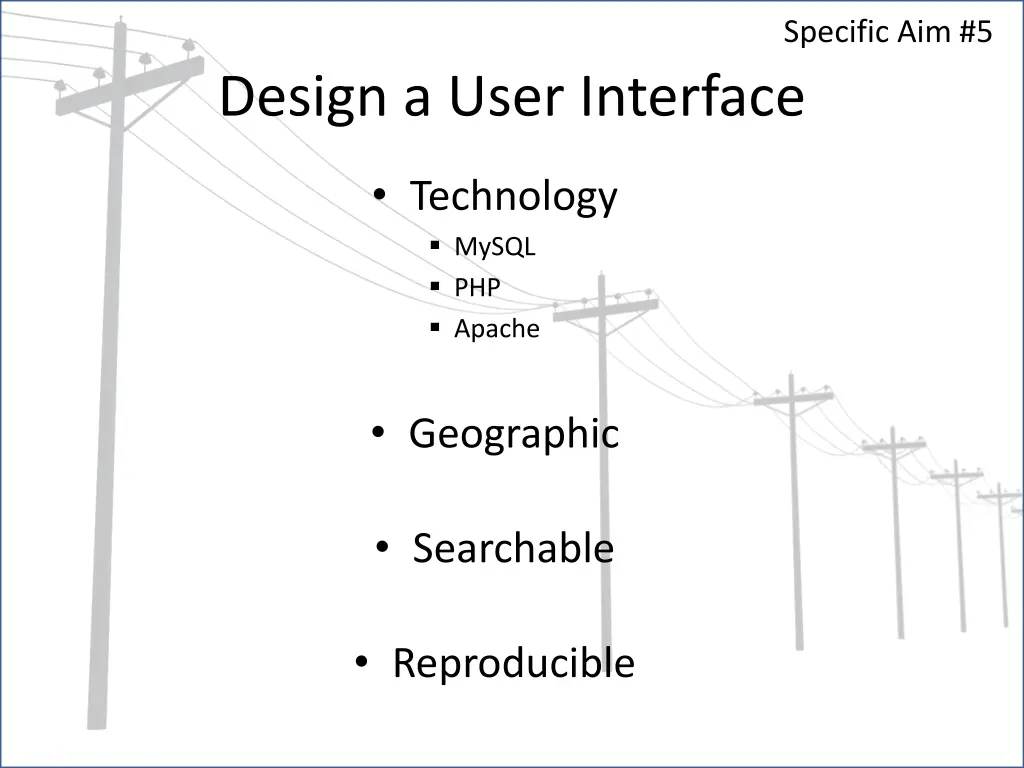 specific aim 5