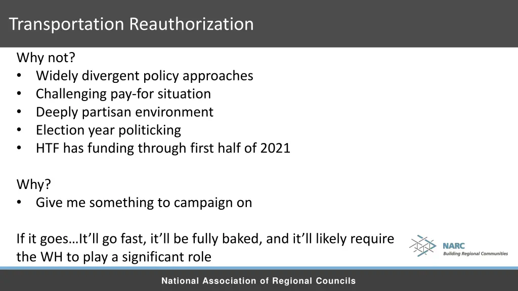 transportation reauthorization 12