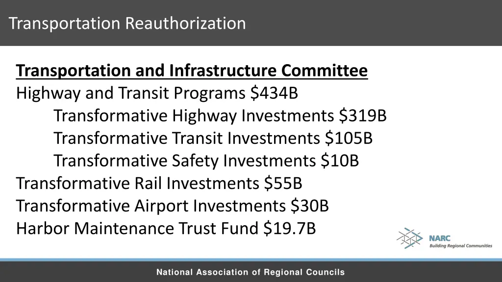 transportation reauthorization 3