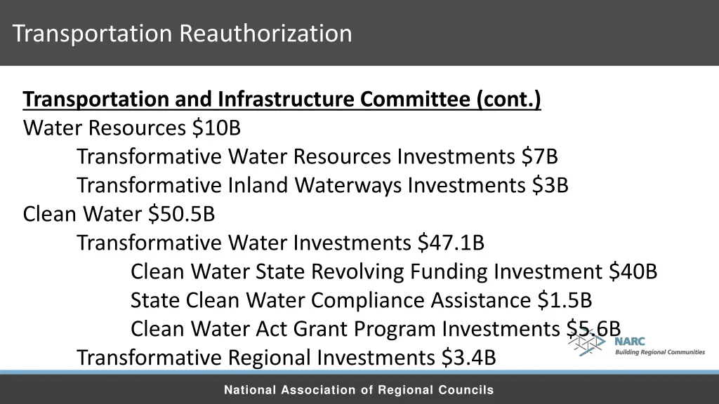 transportation reauthorization 4