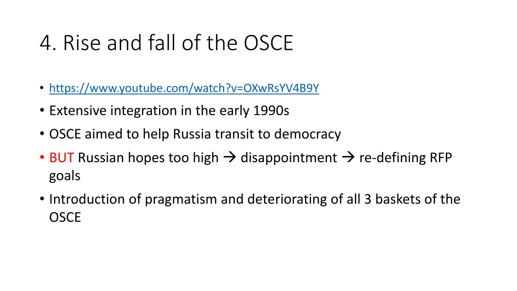 4 rise and fall of the osce