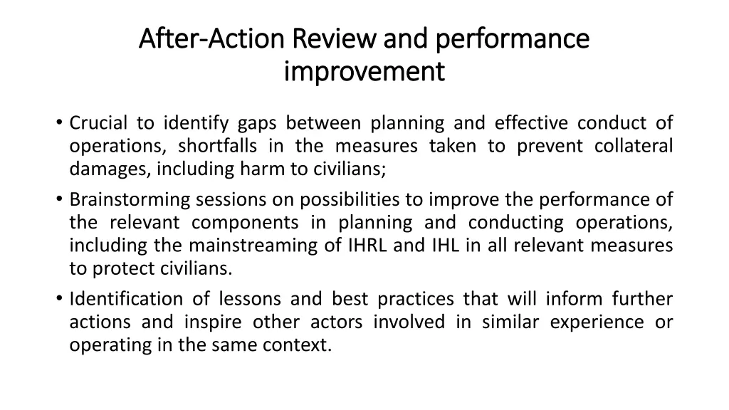 after after action action review