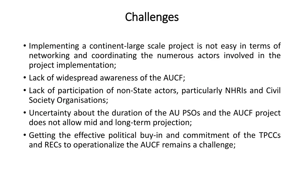 challenges challenges