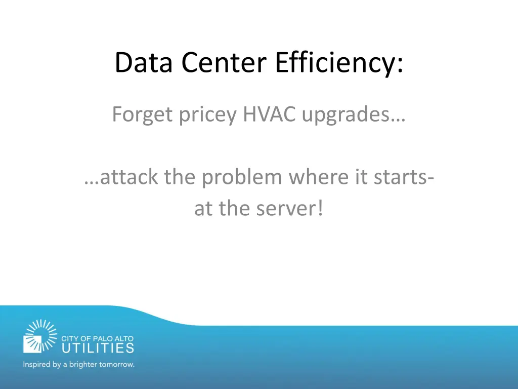 data center efficiency