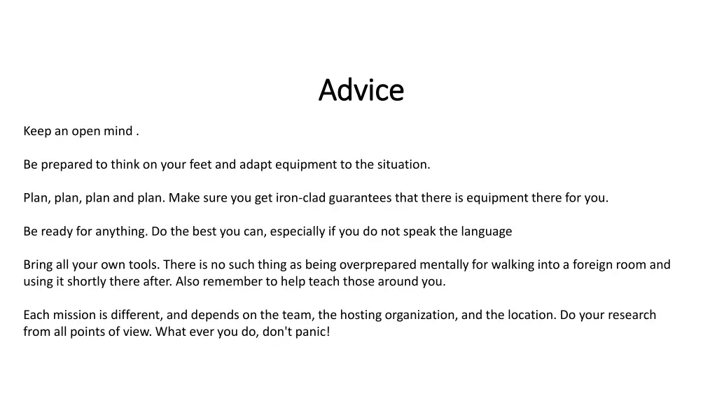 advice advice 5