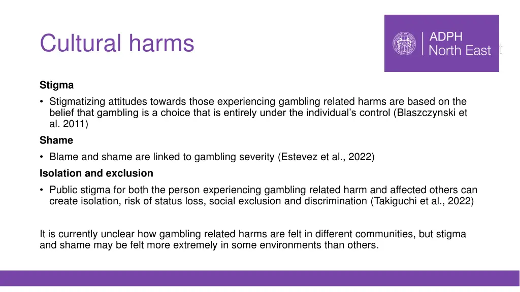 cultural harms
