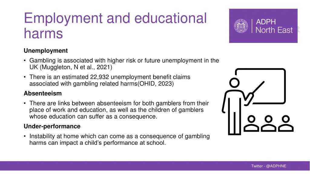employment and educational harms