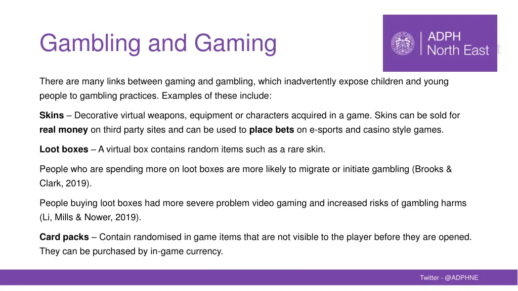 gambling and gaming