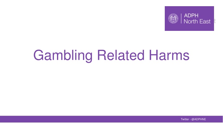 gambling related harms