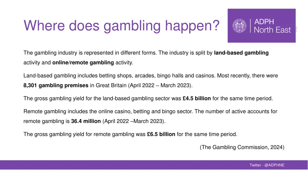 where does gambling happen