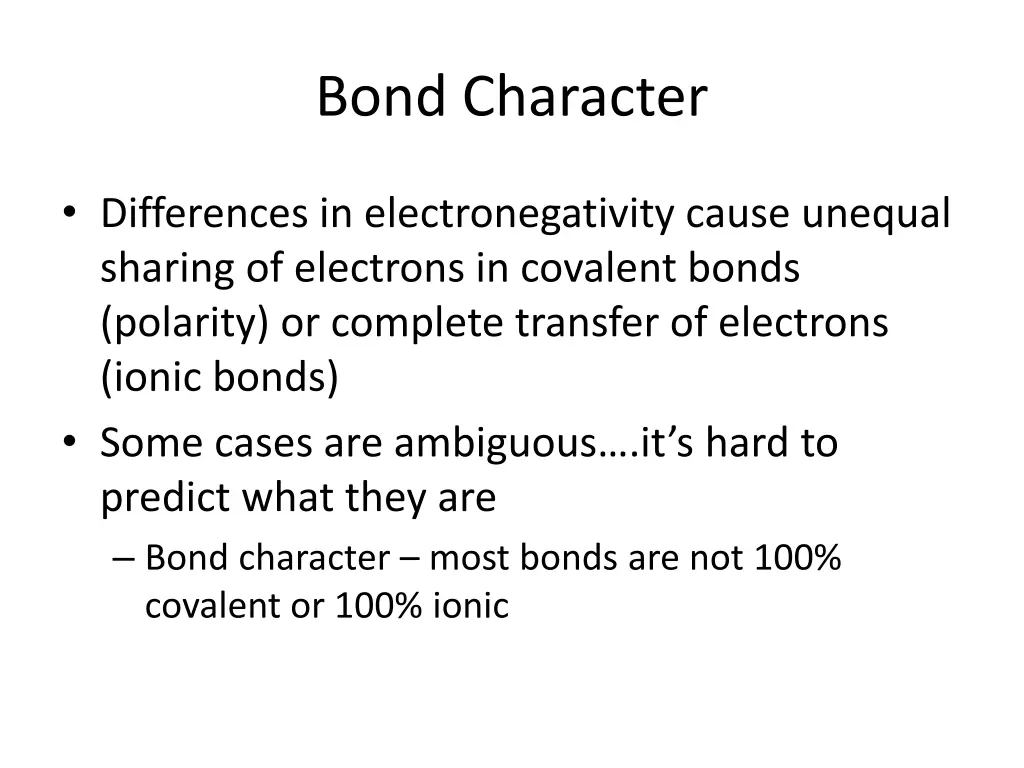 bond character