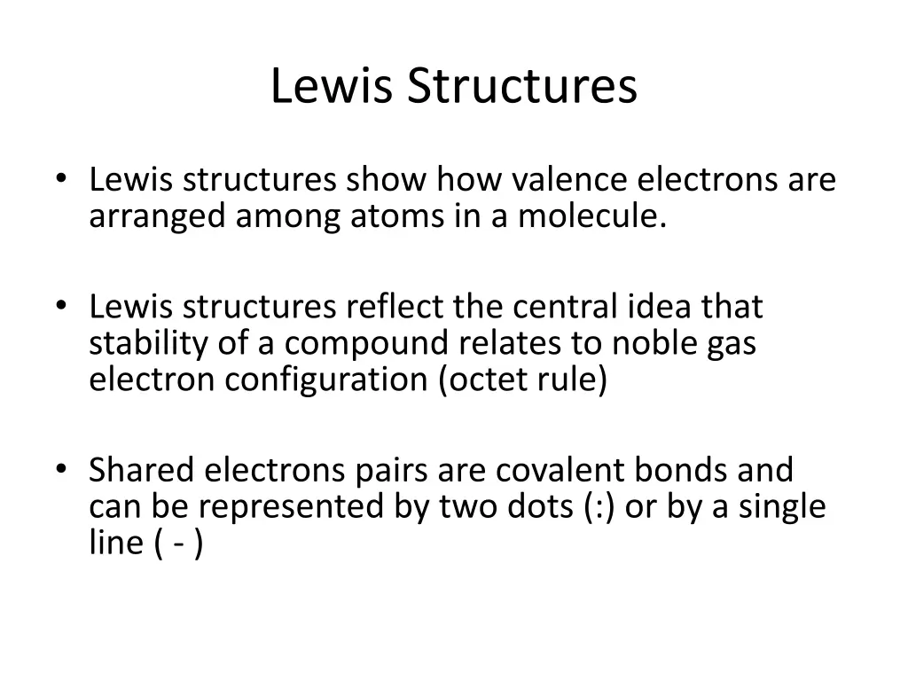 lewis structures