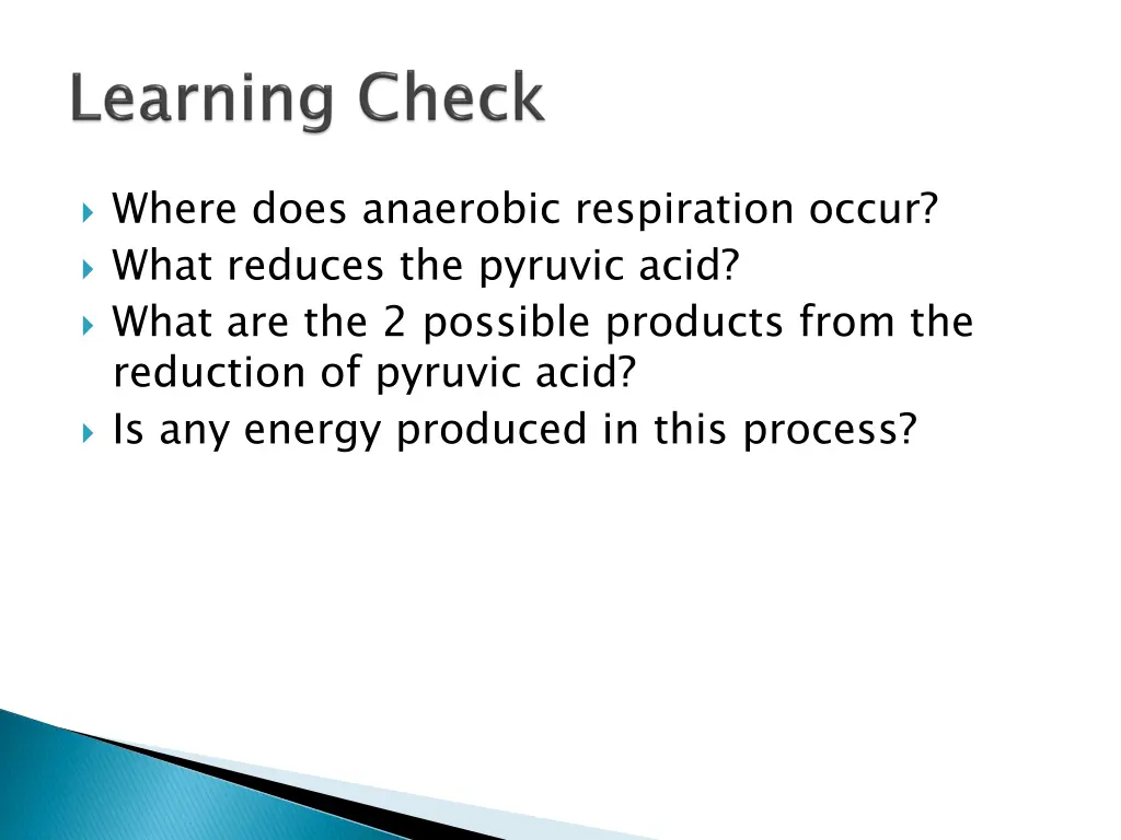 where does anaerobic respiration occur what