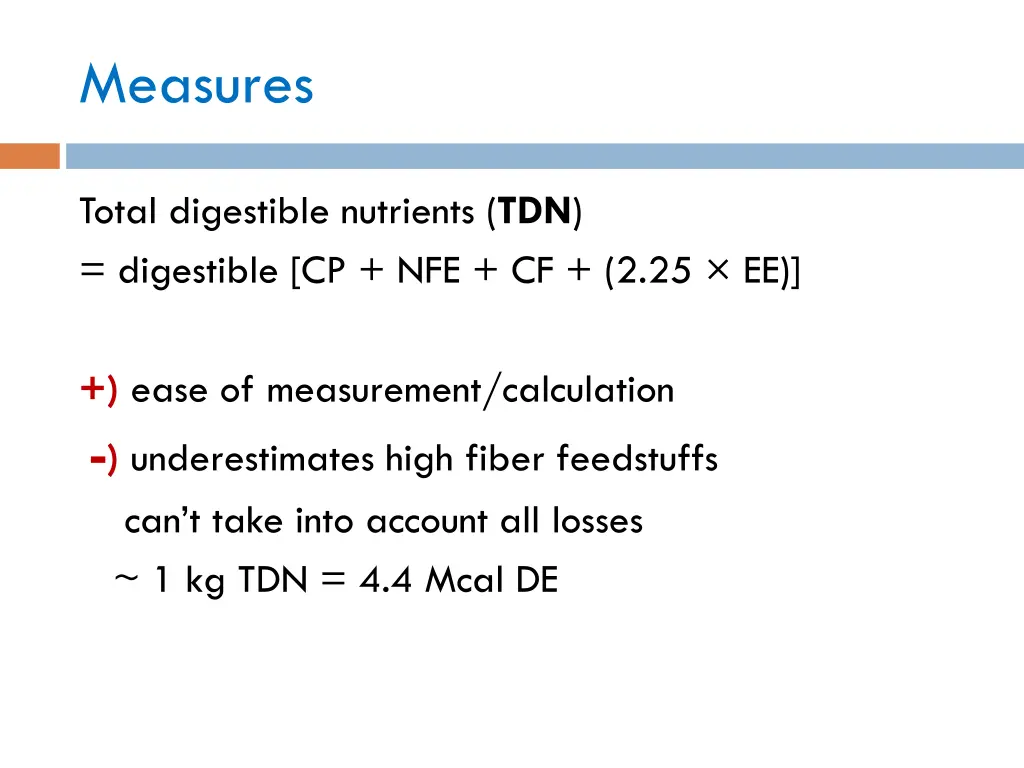 measures