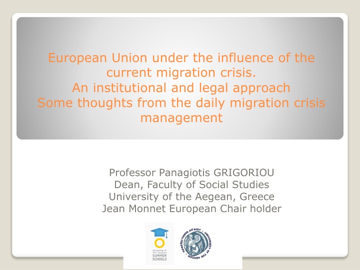 european union under the influence of the current